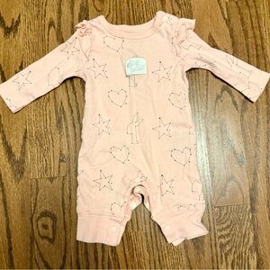 Lamaze Pink constellation shape onsie